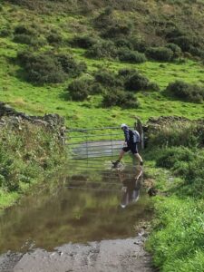 A big puddle!