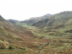 Langdale from Stake Pass Cumbria Way