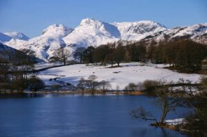 The cool Langdale Pikes