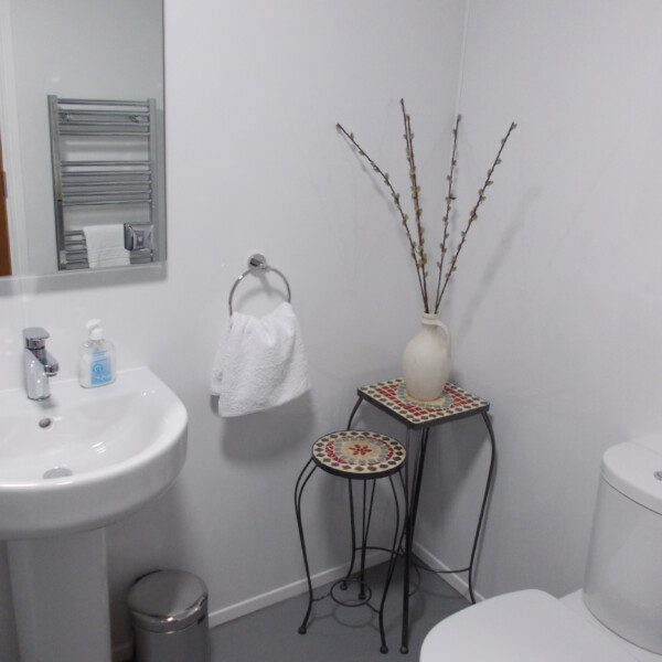 Clean and spacious ensuite bathroom